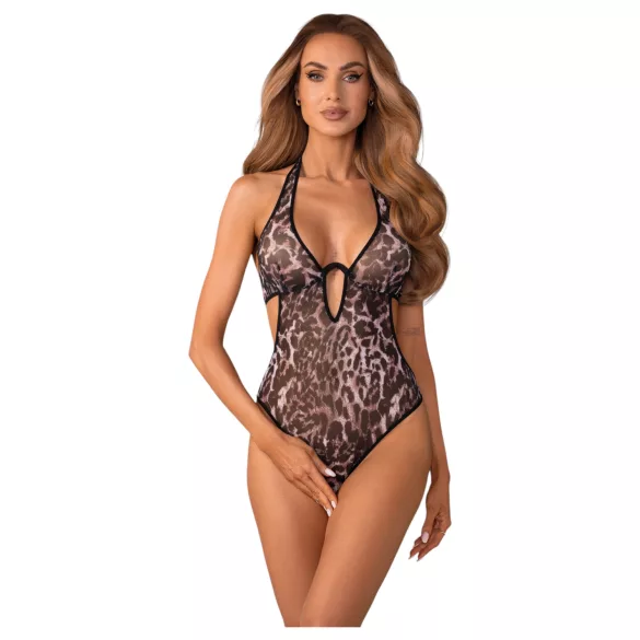 Obsessive Addia - body léopard ouvert