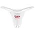 Obsessive Weddya Bride - string ouvert (blanc)