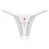 Obsessive Weddya Bride - string ouvert (blanc)