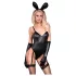 Chilirose - déguisement lapin sexy - 4 pièces - noir - S/M