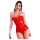 Chilirose CR 4491 - Corset zippé (rouge)