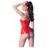 Chilirose CR 4491 - Corset zippé (rouge)