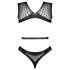 Livco Michikol - Body résille dos ouvert - (noir) - T. S-L