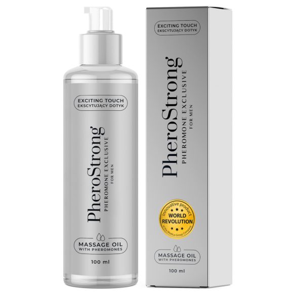 PheroStrong Exclusive - Huile de massage pour hommes (100ml)