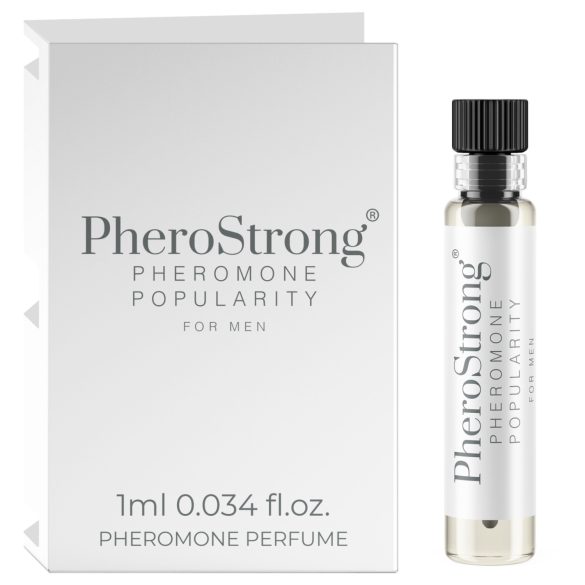 PheroStrong Popularité - Parfum à phéromones pour hommes (1ml)