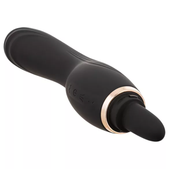 Erospace Sweet Play - stimulateur clitoridien 2-en-1 avec langue vibrante et aspiration (noir)