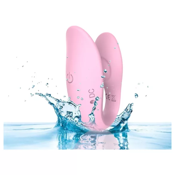 Sweet Play - Vibromasseur pour couple contrôlé par application (rose)