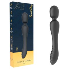 Sweet Play - vibromasseur point G et massage - silicone noir