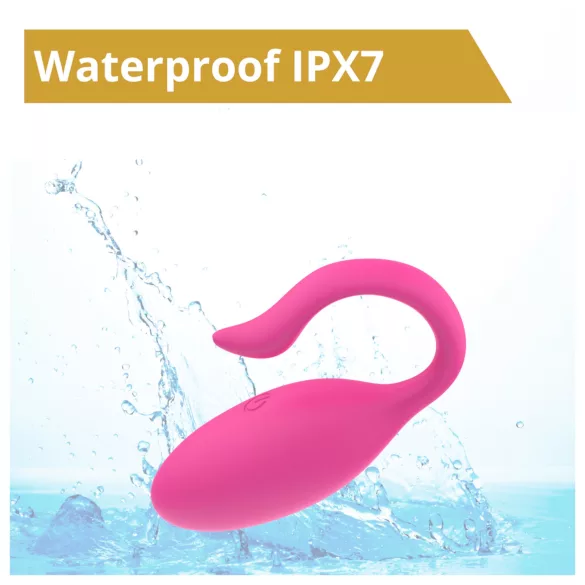 Sweet Play - œuf vibrant connecté - silicone rose