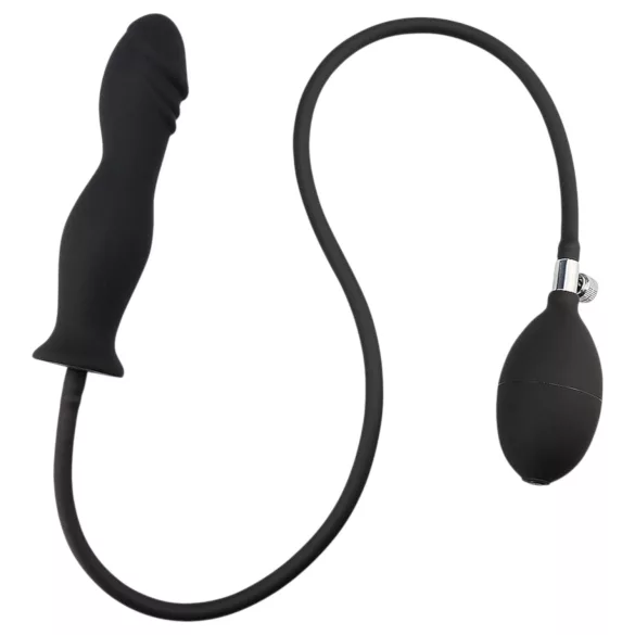 Erospace Wild Play - plug anal gonflable (noir)