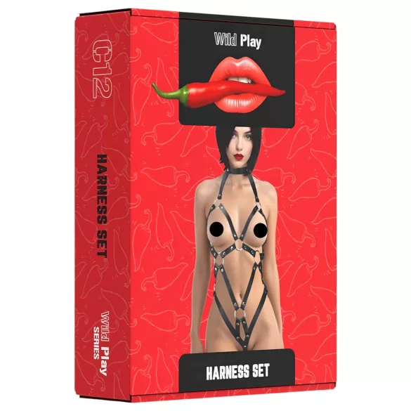 Wild Play - Body lingerie - résille sexy - noir
