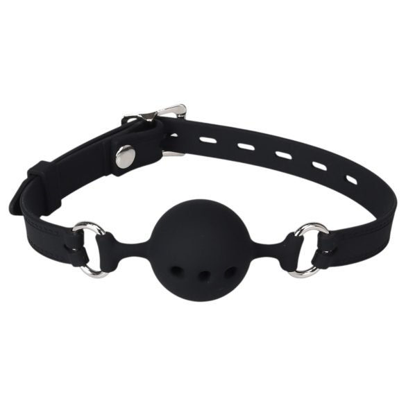 Wild Play - bâillon boule silicone noir