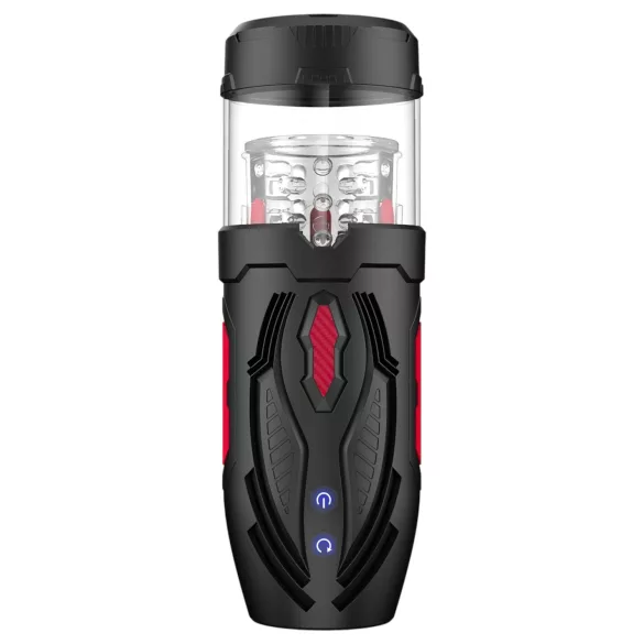 Erospace Men's Play - masturbateur pour hommes à poussée rotative (noir)