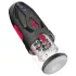 Erospace Men's Play - masturbateur pour hommes à poussée rotative (noir)