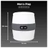 Erospace Men's Play - masturbateur vibrant discret pour hommes (blanc)