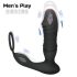 Men's Play - vibromasseur anal intelligent (noir)