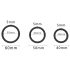 Men's Play - Ensemble de Cockrings - Noir (3 pièces)