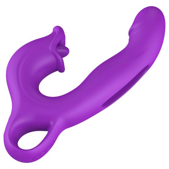 Sweet Play - vibromasseur point G stimulateur langue - silicone violet