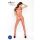 Passion BS014 - Combinaison résille ouverte avec corset (rouge) - S-L