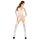 Passion BS024 - Ensemble résille cœur (blanc) - Taille S-L