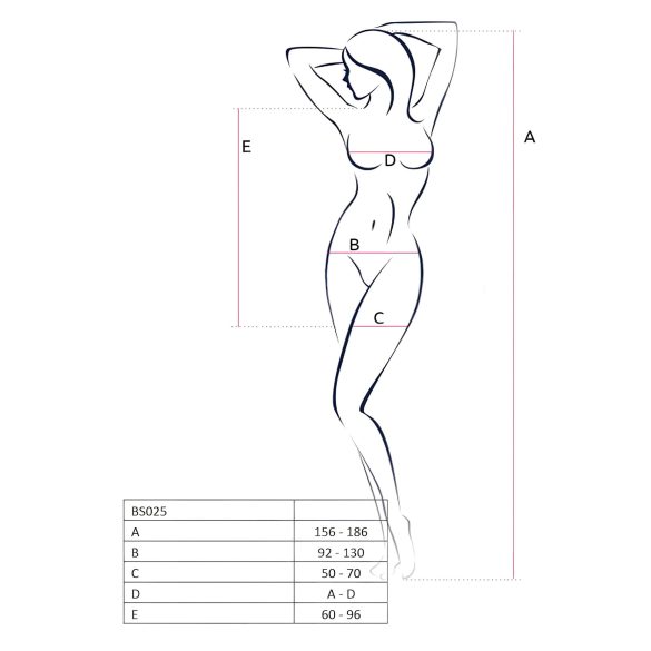 Passion BS025 - robe mini manches longues - noir - S-L