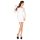 Passion BS025 - Robe mini manches longues (blanc) - S-L