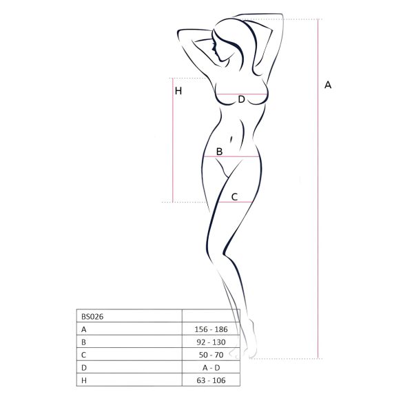 Passion BS026 - robe courte bretelles réglables - noir - S-L