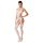 Passion BS053 - Ensemble résille tour de cou (blanc) - S-L