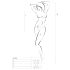 Passion BS064 - Body résille ouvert (rouge) - S-L