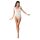 Passion BS064 - Body résille ouvert (blanc) - S-L