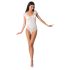 Passion BS064 - Body résille ouvert (blanc) - S-L