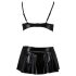 Passion Deby - Ensemble soutien-gorge & mini-jupe (noir)