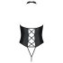 Passion Nancy - body croisé ouvert (noir) - L/XL
