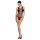 Passion BS086 - Body rayé transparent (noir) - S-L