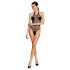Passion BS087 - body résille transparent (noir) - S-L