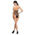 Passion BS087 - body résille transparent (noir) - S-L