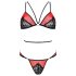 Ensemble Passion Pivoine - soutien-gorge (rouge)