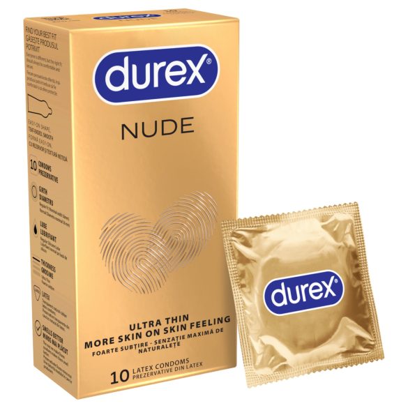 Durex Nude - préservatif ultra fin - 10 pièces
