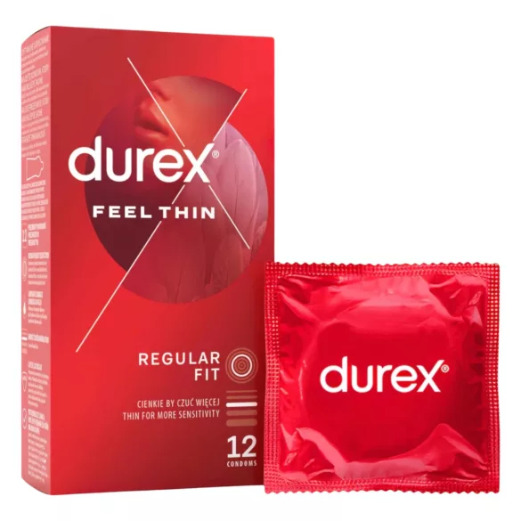 Durex - préservatifs ultra fins - sensation naturelle - pack 2x12