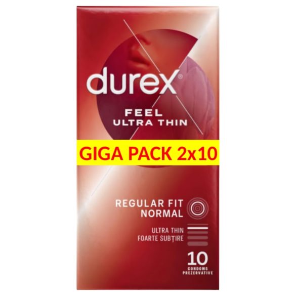 Durex Feel Ultra Thin - Préservatifs Ultra Sensation (2x10 unités)