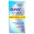 Durex Invisible Regular Fit - Préservatifs Fins (2x10 unités)