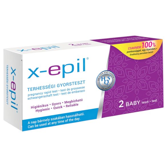 X-Epil - Test de grossesse rapide (2 unités)