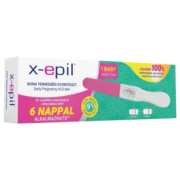 Test de grossesse précoce X-Epil (1 pièce)