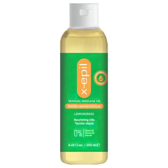 X-Epil Huile de massage sensuelle - Citronnelle (250 ml)