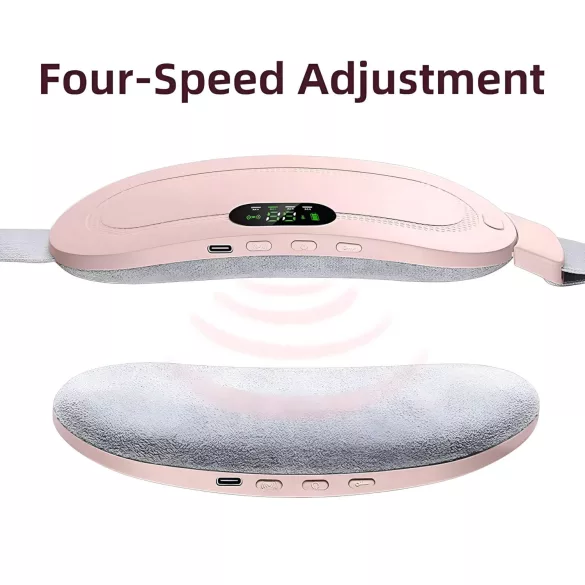 Ceinture chauffante intelligente EMS pour menstruation - rose