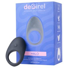 Desirel Halo - anneau pénien vibrant intelligent (noir)