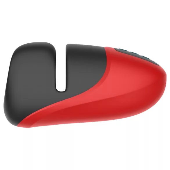 Lena - masturbateur vibrant et serrant - silicone rouge