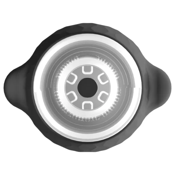 Lonely Anne - masturbateur vibrant et suçant rechargeable - noir