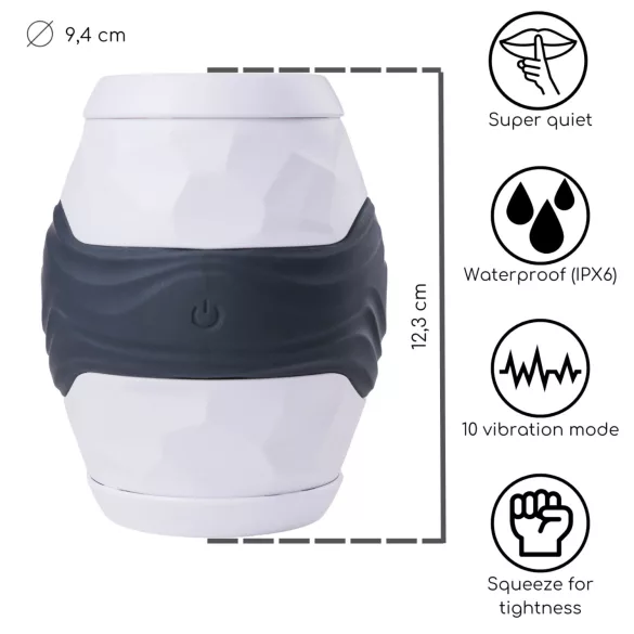 Desirel Grip Master - masturbateur manchon serrant - gris