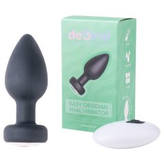   Desirel Easy Obsidienne - vibromasseur anal à batterie et radio (noir)